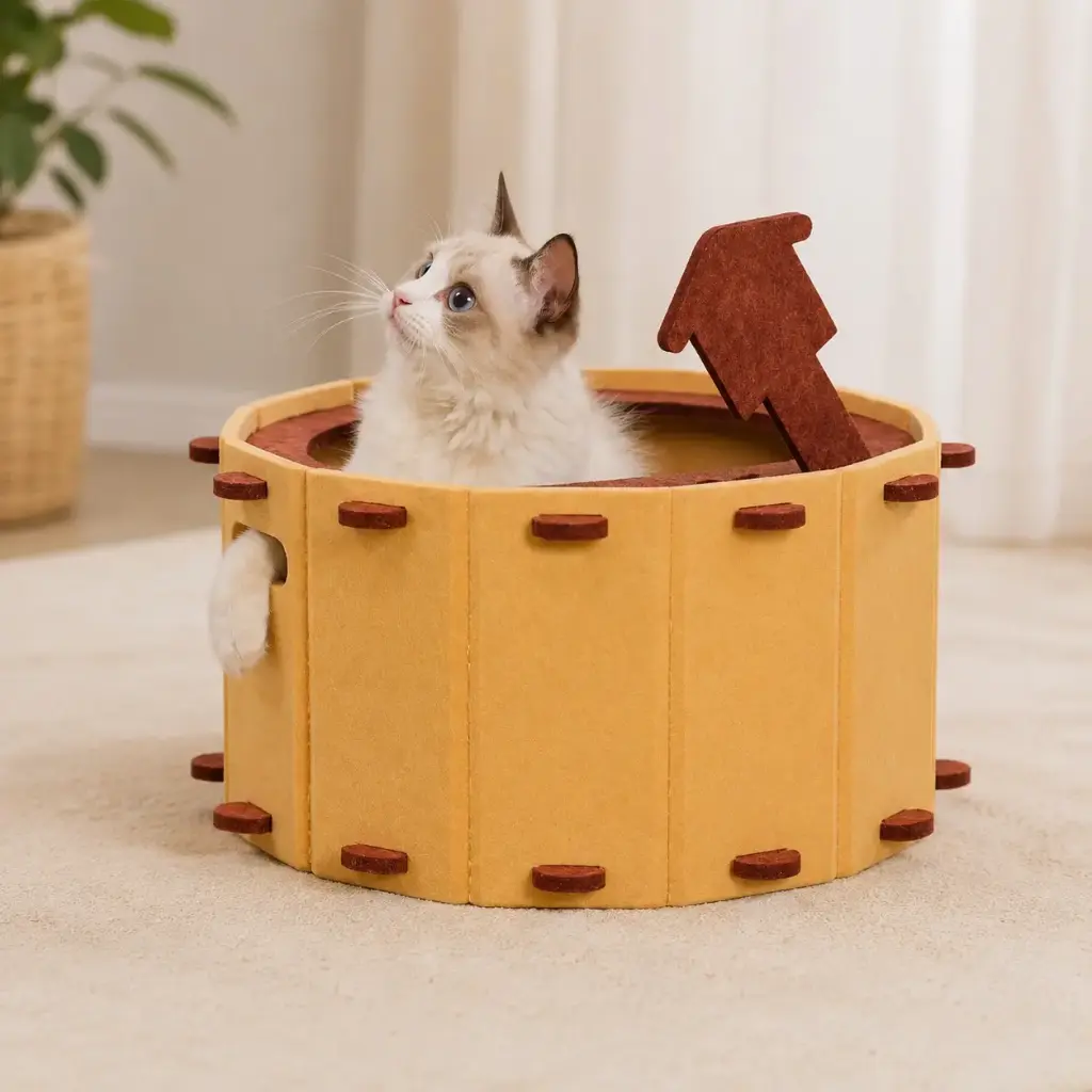 CAMA  RASCADOR DE MASCOTA MT-512 