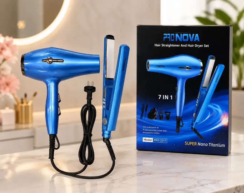COMBO PRONOVA PLANCHA SECADOR PRO-2517 