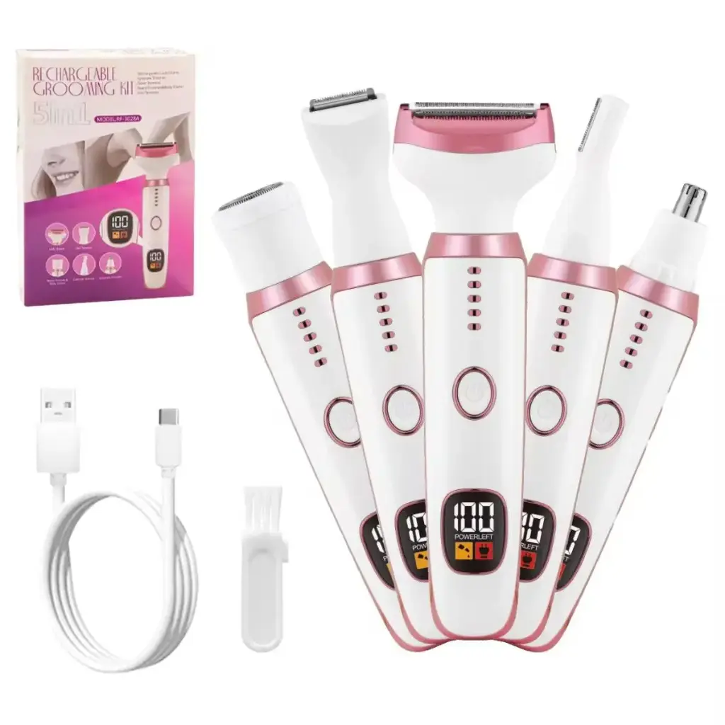  DEPILADORA MUJER CON PANTALLA 5EN1 
